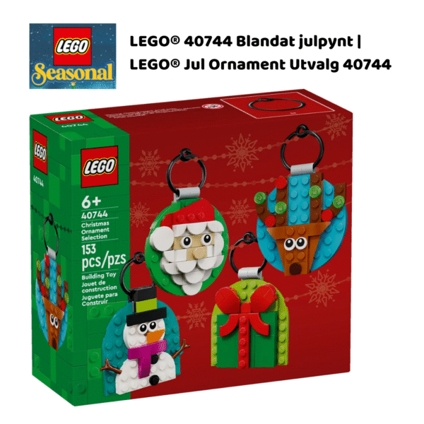 LEGO® 40744 Blandat julpynt | LEGO® Jul Ornament Utvalg 40744_3
