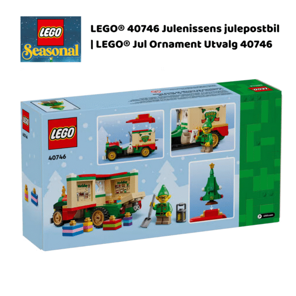 LEGO® 40746 Julenissens julepostbil | LEGO® Jul Ornament Utvalg 40746_3