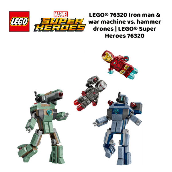 LEGO® 76320 Iron man & war machine vs. hammer drones | LEGO® Super Heroes 76320_3