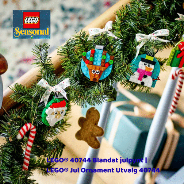 LEGO® 40744 Blandat julpynt | LEGO® Jul Ornament Utvalg 40744_4