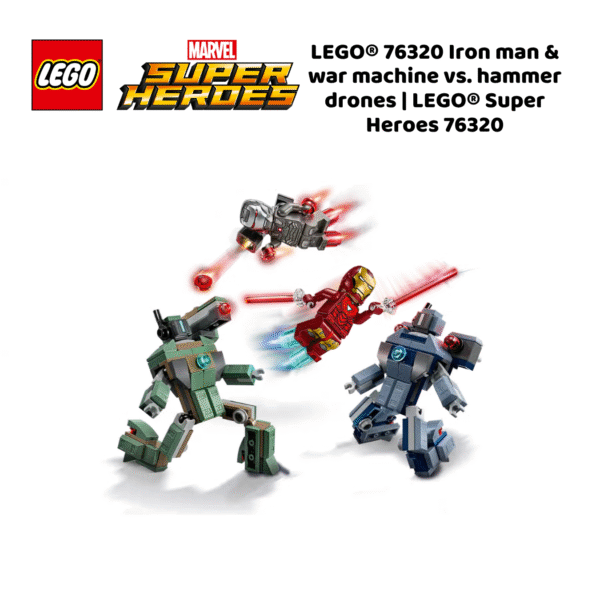 LEGO® 76320 Iron man & war machine vs. hammer drones | LEGO® Super Heroes 76320_4