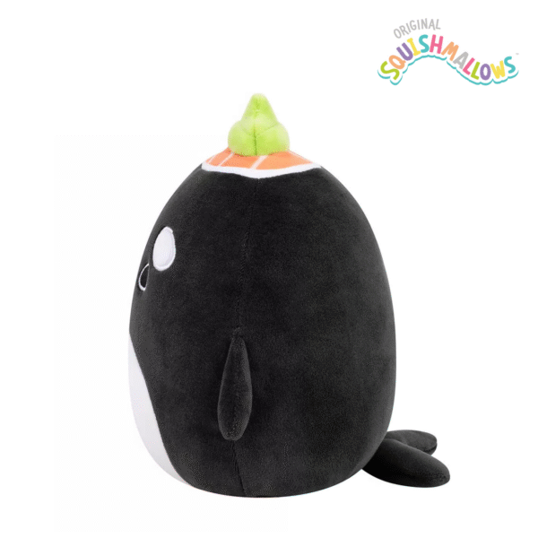 Kai the Black Sushi Orca Whale Squishmallows 19 cm | Squishmallows 19cm (8-tommer)_4
