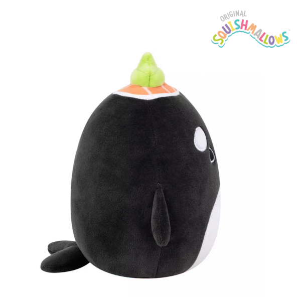 Kai the Black Sushi Orca Whale Squishmallows 19 cm | Squishmallows 19cm (8-tommer)_5