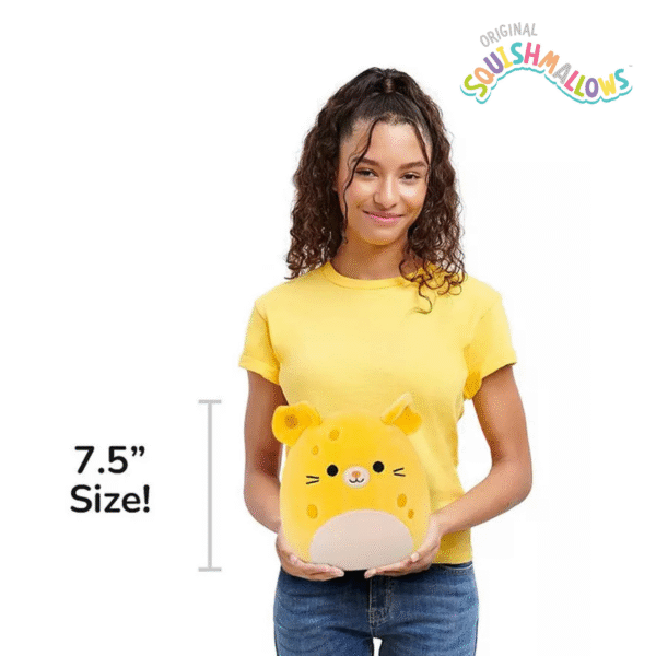 Amelia Cheese Mouse Squishmallows 19 cm | Squishmallows 19cm (8-tommer)_7