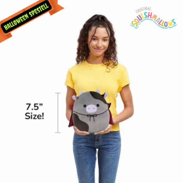 Halloween Bridgette Bat Cow Squishmallows 19 cm | Halloween Squishmallows 19 cm_7