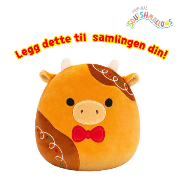 Jericho Gingerbread Cow Squishmallows 19 cm | Squishmallows 19cm (8-tommer)_8