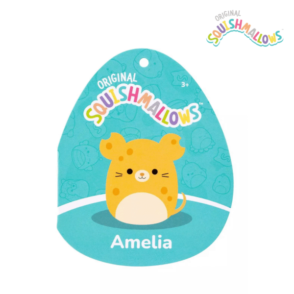 Amelia Cheese Mouse Squishmallows 19 cm | Squishmallows 19cm (8-tommer)_8