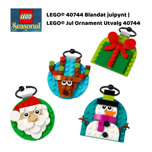 LEGO® 40744 Blandat julpynt | LEGO® Jul Ornament Utvalg 40744_8