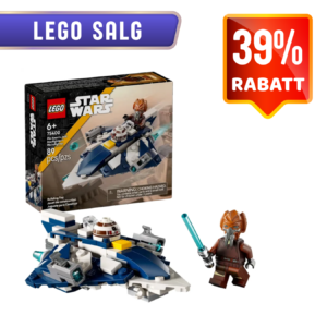 LEGO 75400 Plo Koon’s Jedi Starfighter-spennende byggesett for barn fra 7 år og oppover som elsker Star Wars