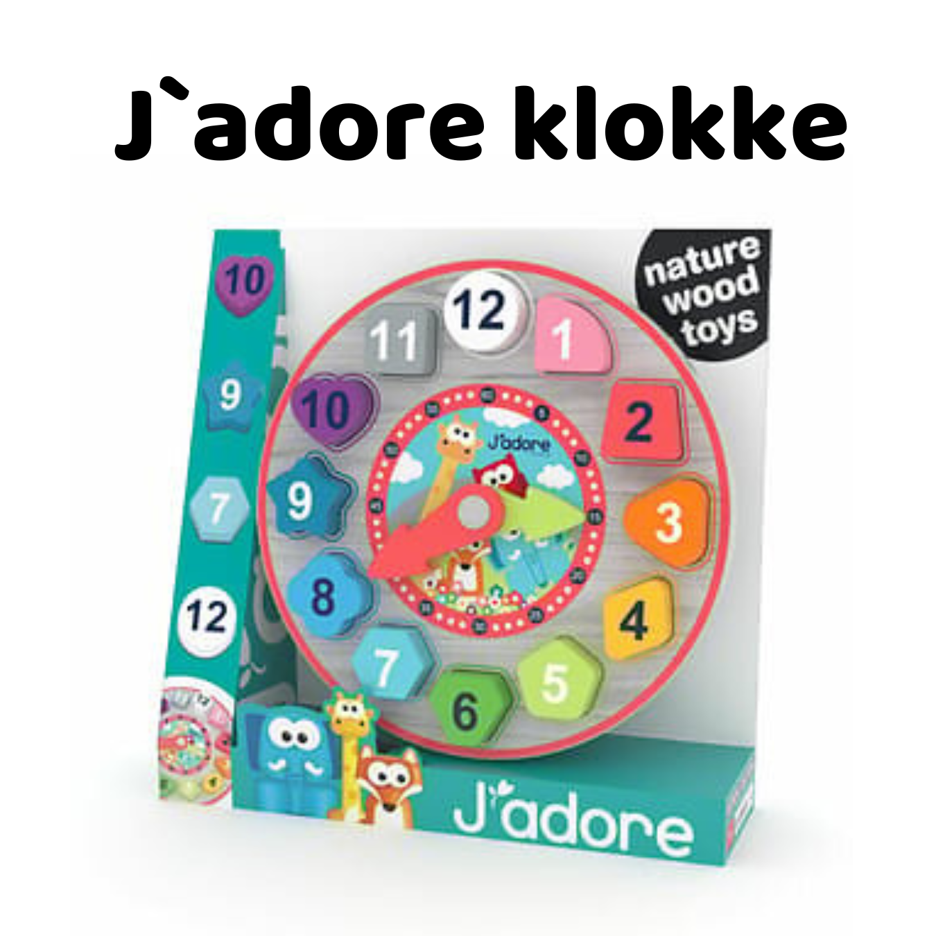 J`adore klokke | Pedagogiske gave til barn og tenåringer, jenter og gutter
