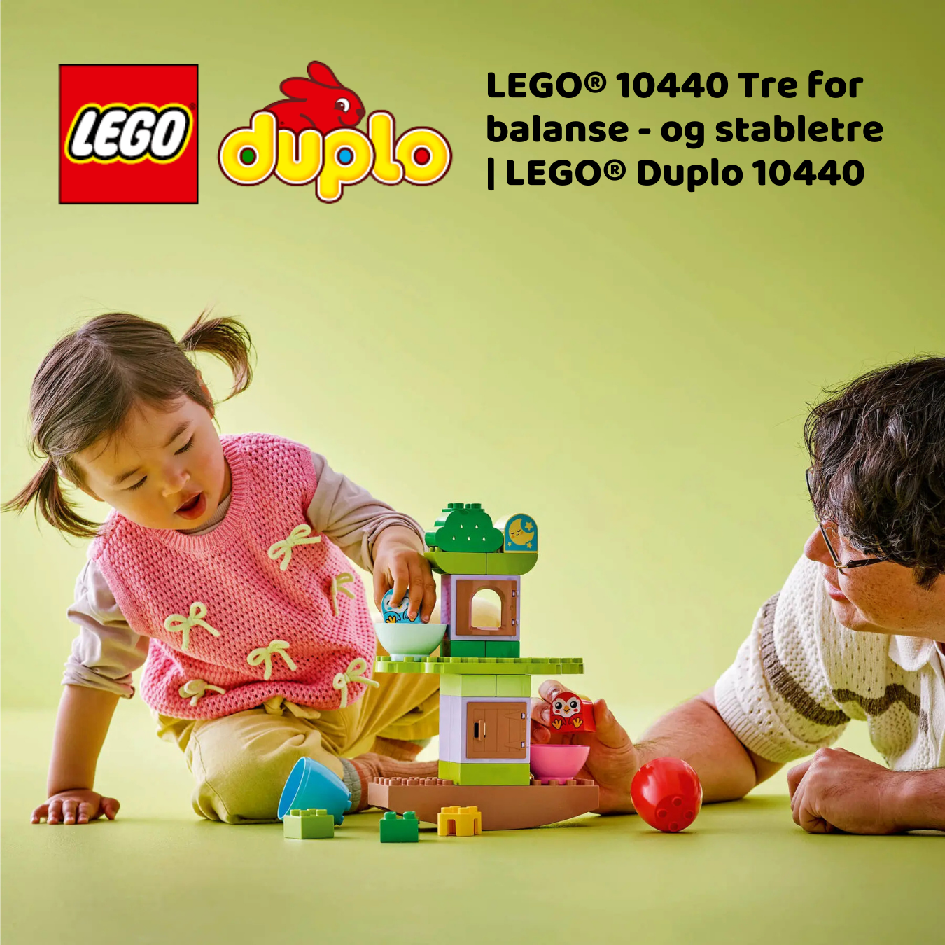 LEGO® 10440 Tre for balanse og stabletre | LEGO® Duplo 10440 10 lego 10440 Tre for balanse og stabletre | LEGO® Duplo 10440