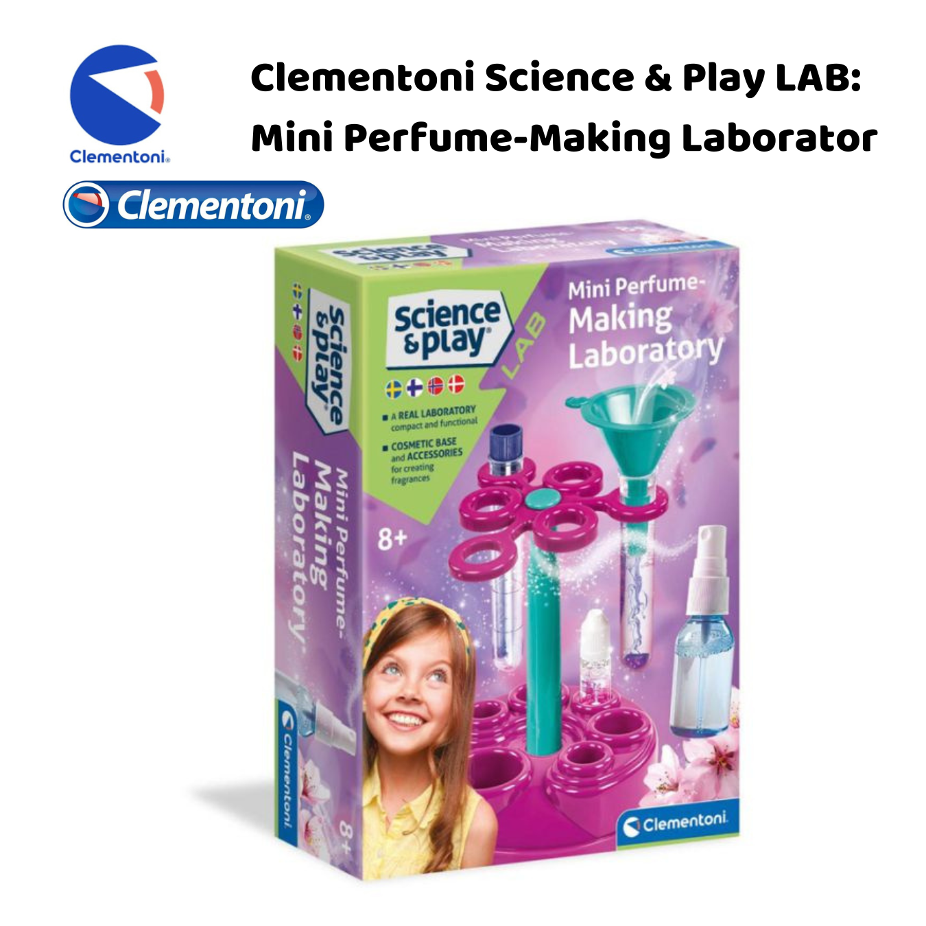 Clementoni Science & Play LAB: Mini Perfume-Making Laboratory | Pedagogisk gave til barn og tenåringer, jenter og gutter 6 Clementoni Science & Play LAB: Mini Perfume-Making Laboratory | Pedagogisk gave til barn og tenåringer, jenter og gutter