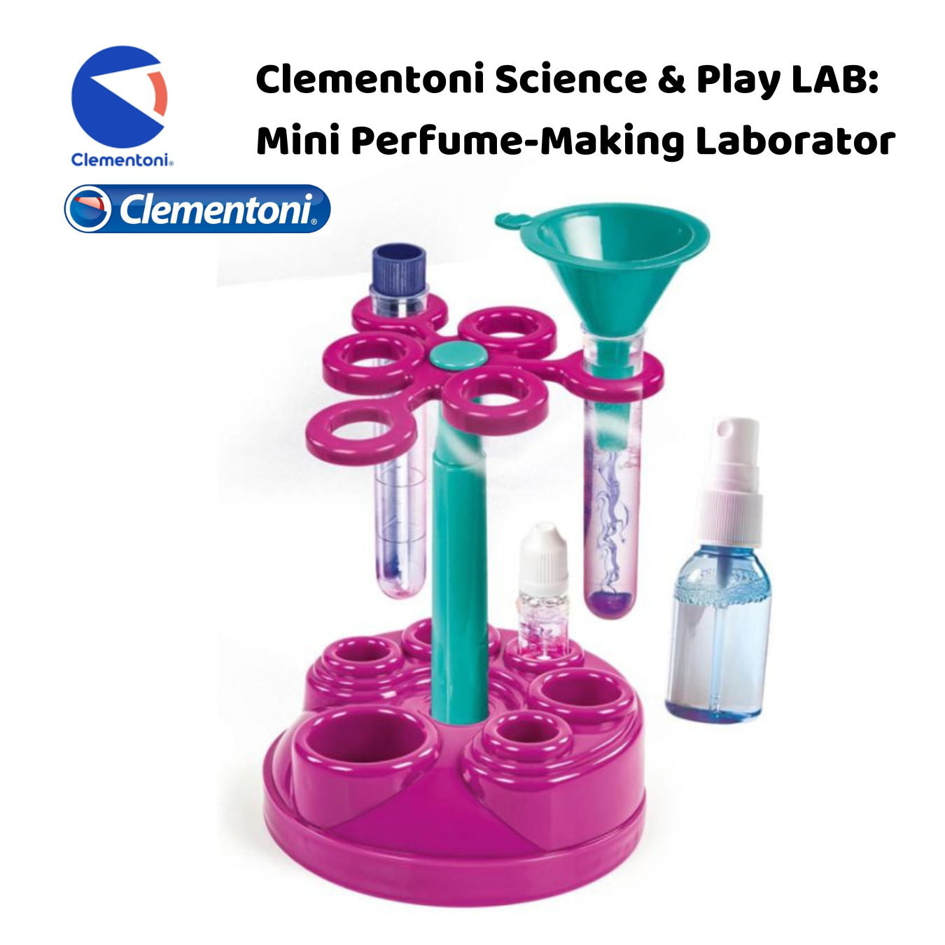 Clementoni Science & Play LAB: Mini Perfume-Making Laboratory | Pedagogisk gave til barn og tenåringer, jenter og gutter 4 Clementoni Science & Play LAB: Mini Perfume-Making Laboratory | Pedagogisk gave til barn og tenåringer, jenter og gutter