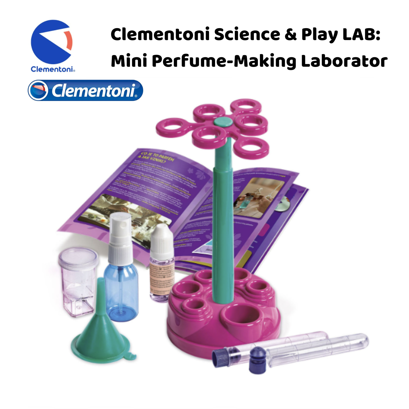 Clementoni Science & Play LAB: Mini Perfume-Making Laboratory | Pedagogisk gave til barn og tenåringer, jenter og gutter 3 Clementoni Science & Play LAB: Mini Perfume-Making Laboratory | Pedagogisk gave til barn og tenåringer, jenter og gutter