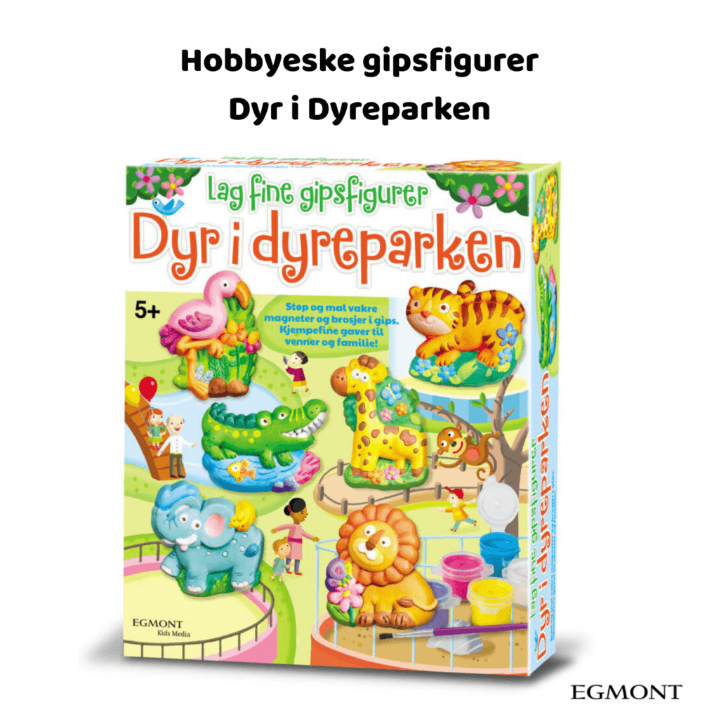 Hobbyeske Gipsfigurer: Dyr i Dyreparken | Kunstleker gave til barn og tenåringer, jenter og gutter | julegave til barn