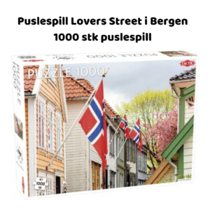 Puzzle Lovers Street in Bergen 1000 pcs puzzle