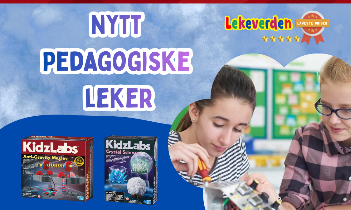 Pedagogiske leker for barn som stimulerer kreativitet og læring