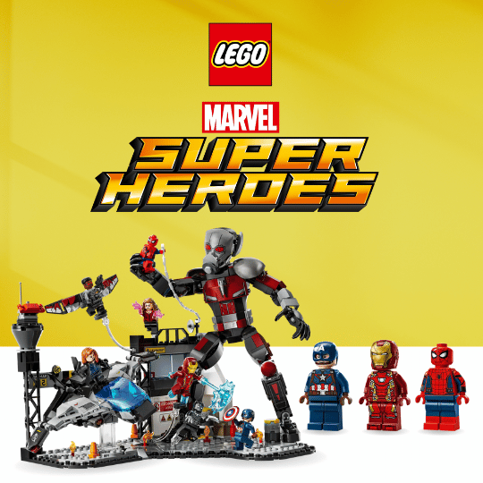 Kjøp LEGO Marvel Super Heroes legosett for barn på nett i Norge hos LEKEVERDEN