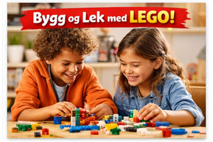 barn som bygger lego sett kreativ lek