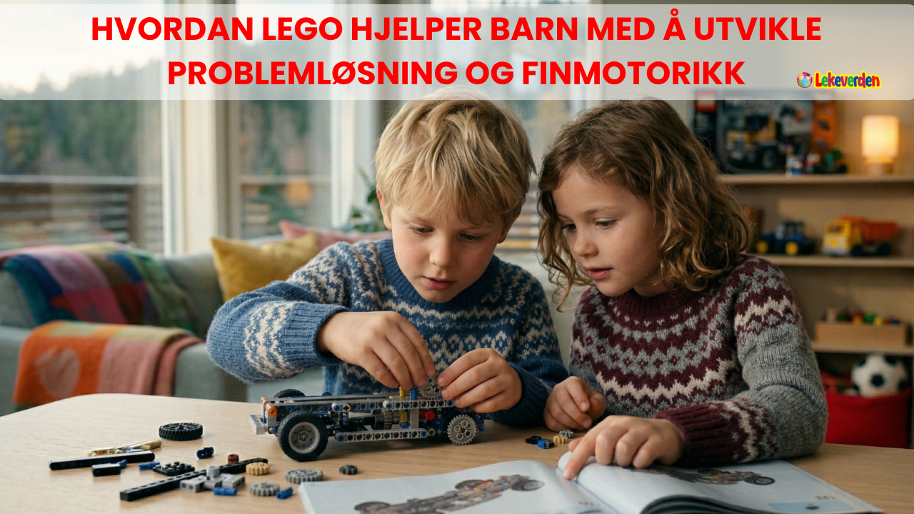 Hvordan LEGO hjelper barn med å utvikle problemløsning og finmotorikk 1 Barn bygger med LEGO-klosser for å utvikle problemløsning og finmotorikk