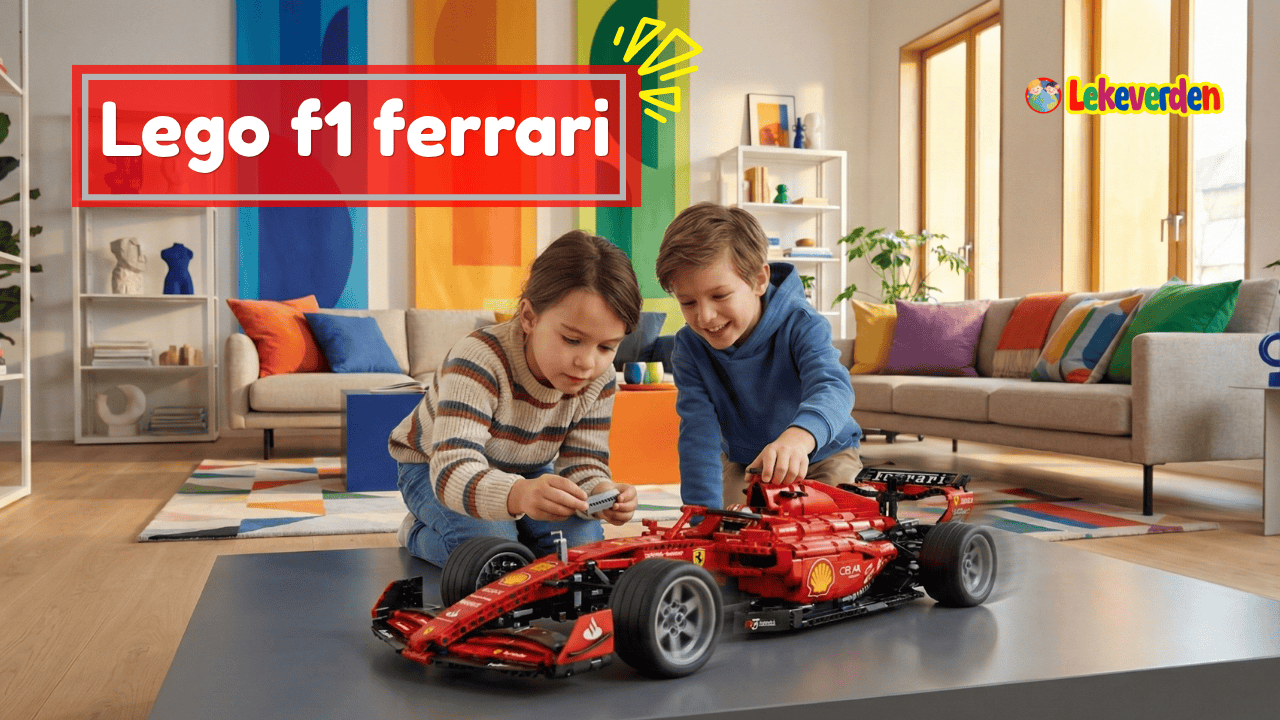 LEGO Ferrari F1 racerbil med autentiske detaljer og aerodynamisk design