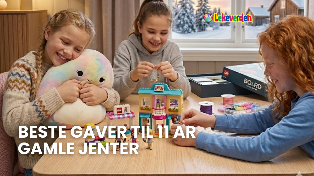 populære gaveideer og leker for 11 år gamle jenter inkludert kreative hobbysett og morsomme aktiviteter