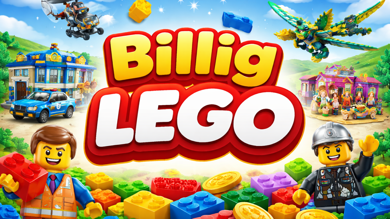 Billig LEGO i Norge – rimelige LEGO sett og tilbud på populære LEGO byggesett for barn hos Lekeverden