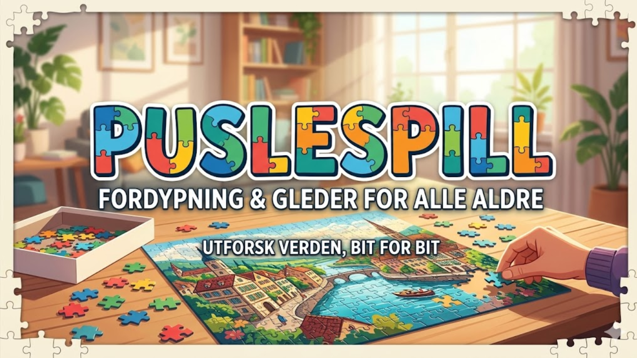 Puslespill for barn – fargerike LEGO puslespill for alle aldre